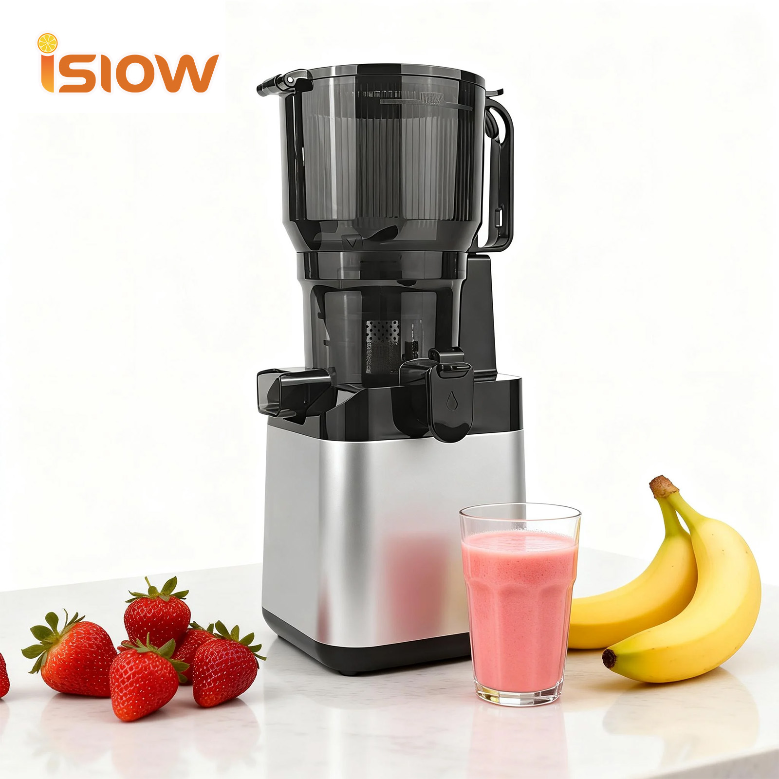 SJ-088 5.91'' Wide Feed Chute Whole Fruit and Vegetable Juice High-quality for Home Use Household Cold Press Juicer Slow Juicer