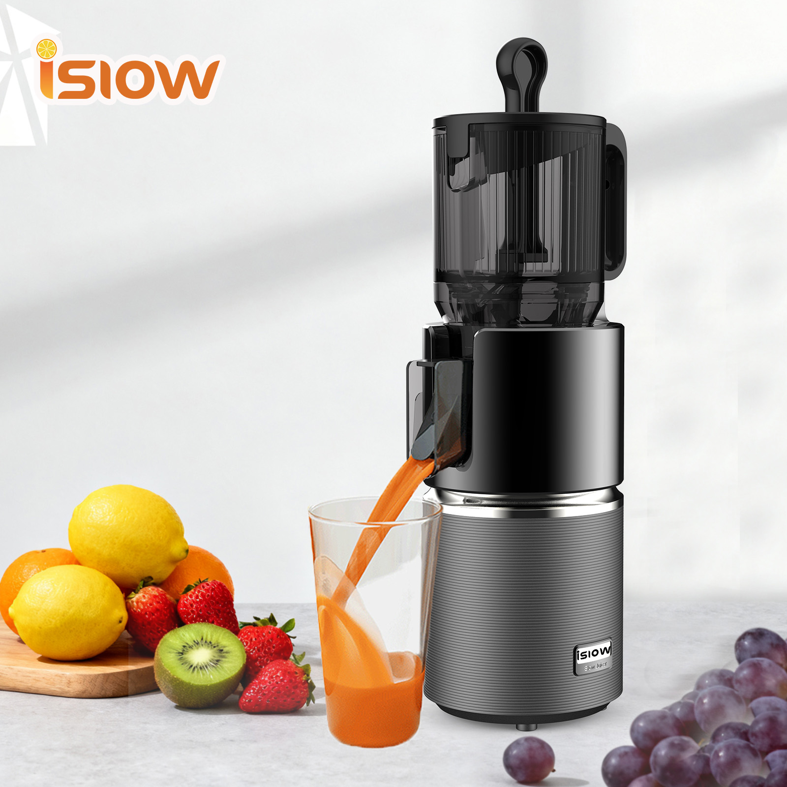 SJ-081 Commercial Vegetable Fruit Multifunctional Masticating Electric Professional Household Cold Press Slow Juicer